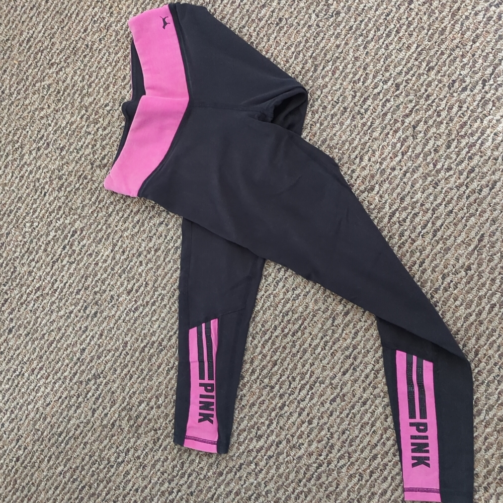 Pink yoga pants
